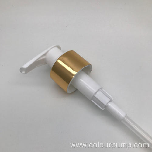 28mm Aluminium Closure Lotion Soap Dispenser Pump